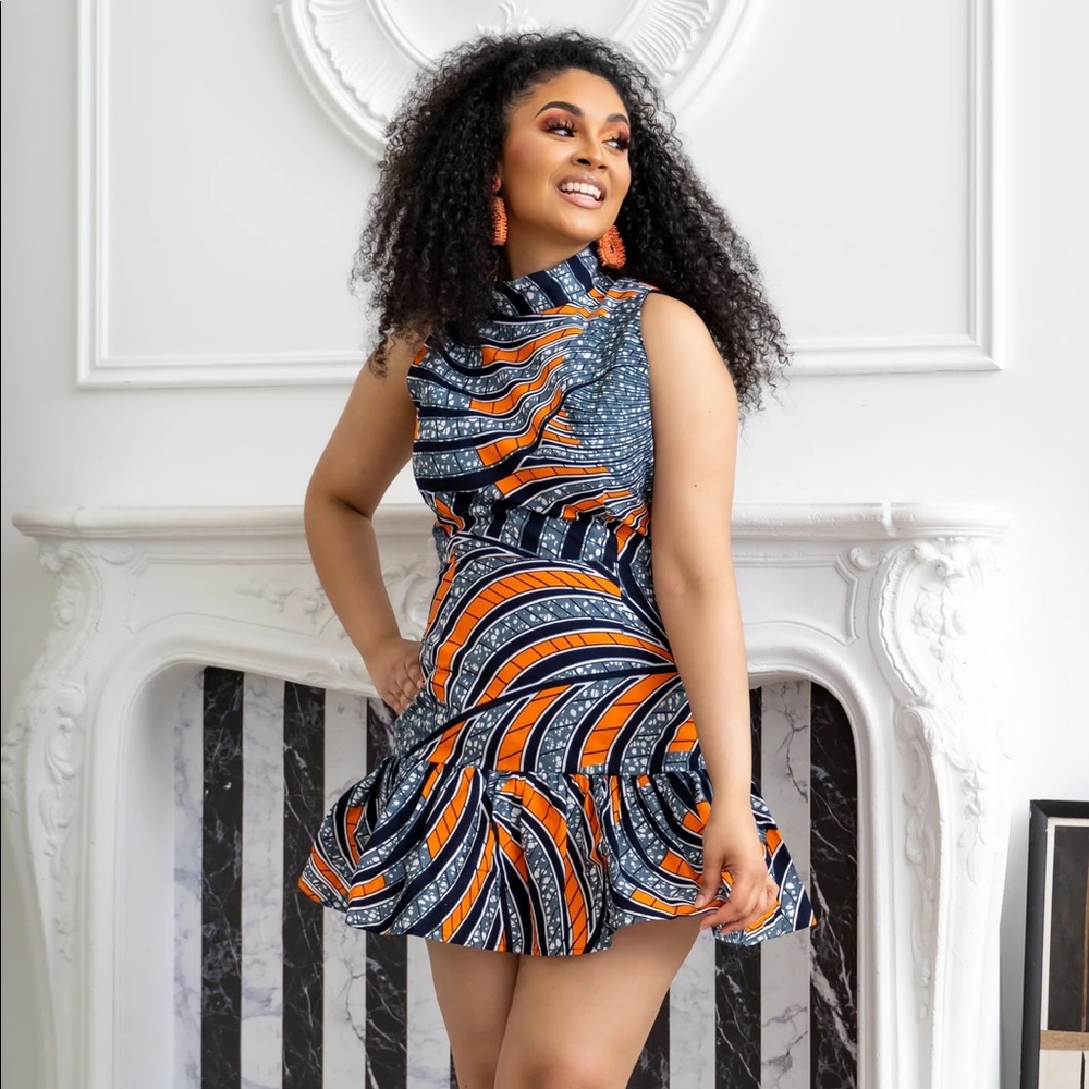 Ofuure’s Nnena African Print Mini Dress
